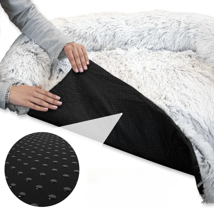 SnuggleNest - Plüsch Schlafsofa für Haustiere für ultimativen Komfort und Entspannung