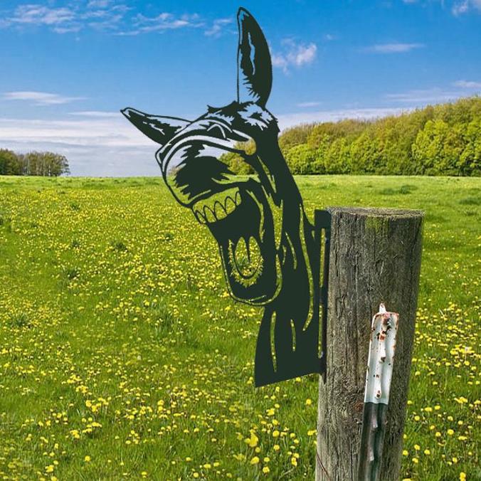 WildPost - Metall-Dyresilhuet-Zaunspitzen