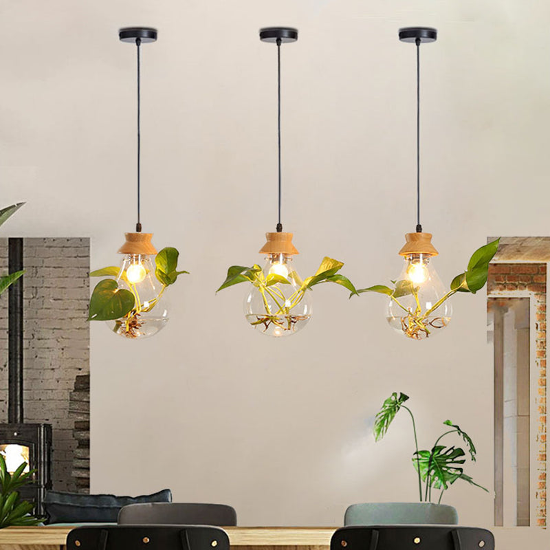 FloraGlow Hängeleuchte – Stilvolle Beleuchtung mit Eingebautem Pflanzenhalter