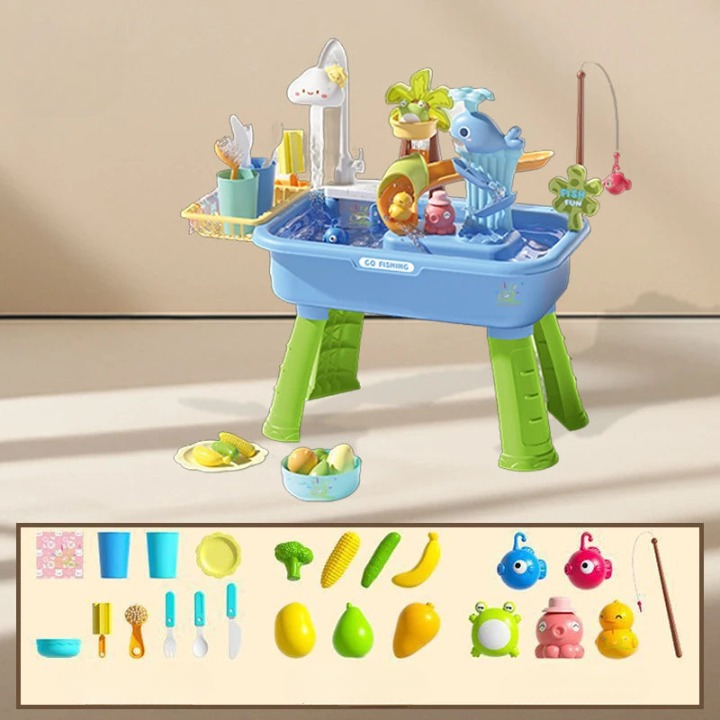 Splash ‘n Fish – Spaßiges Wasser-Spiel für Kinder mit Meersalz-Fischfang