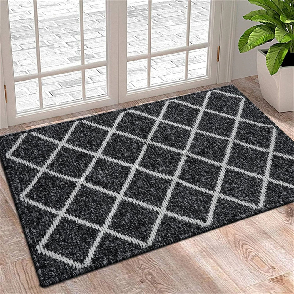 GeoLuxe Bereichsteppich – Modernes Design mit geometrischem Diamantmuster