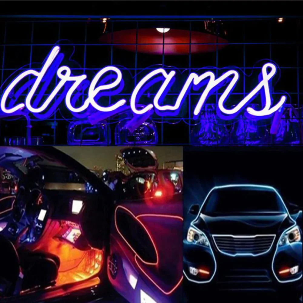 Flexibles RGB LED-Lichterband für Auto-Innenraum mit Musiksensor und Fernbedienung