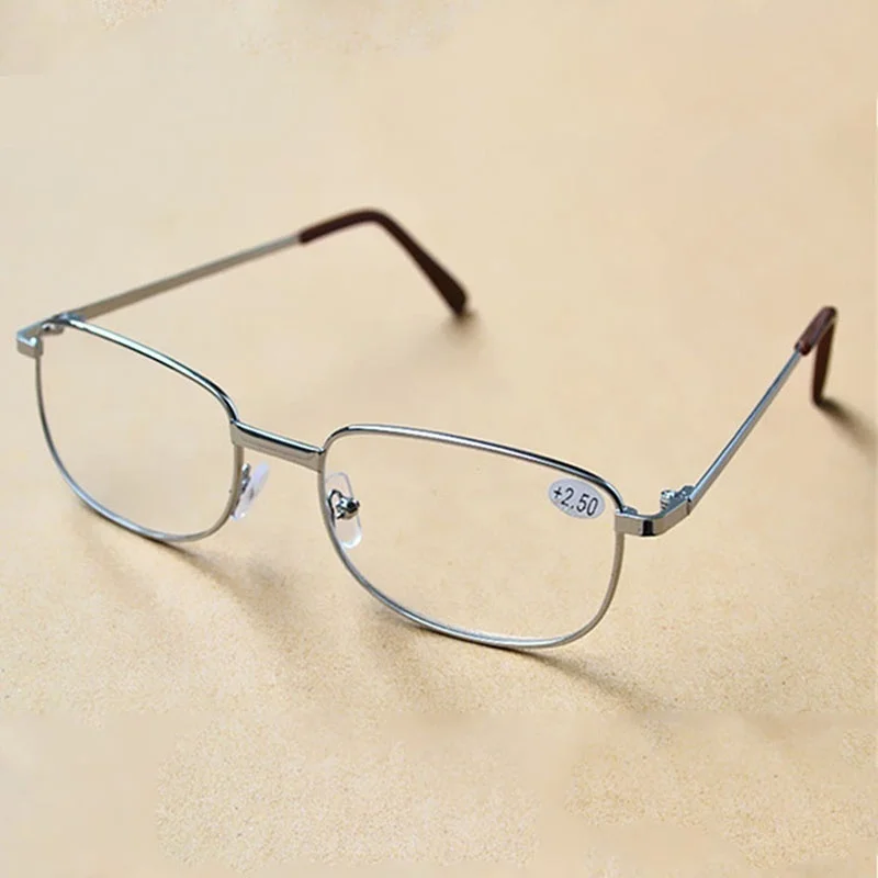 Lesebrille mit Metallrahmen