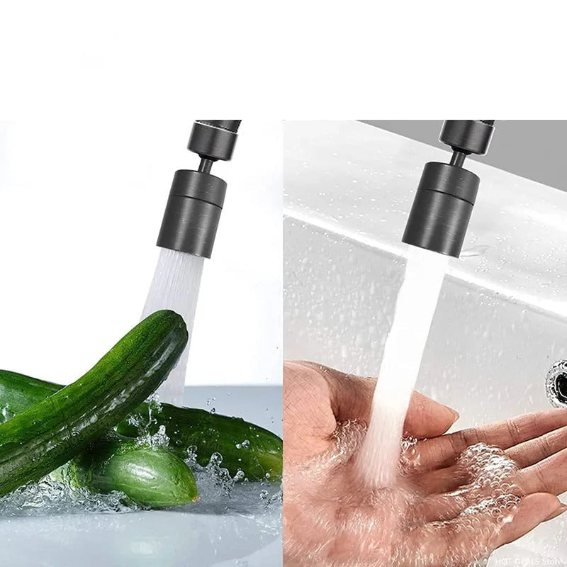 AquaTwist 360° rotierender Wasserhahnkopf – verstellbarer Wasserstrahl