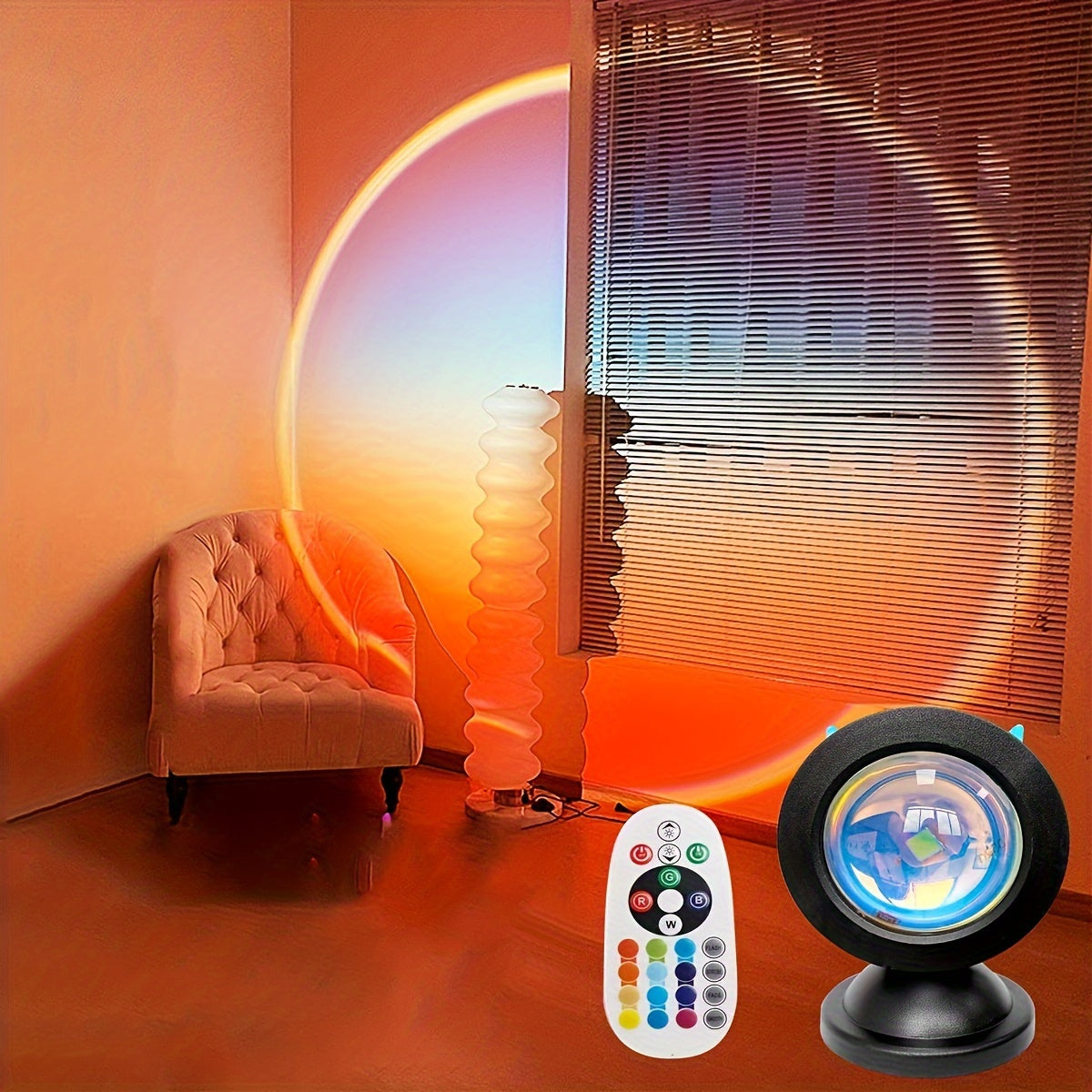 LumiSpectra – Farbwechselnde Fernbedienung Projektionslampe