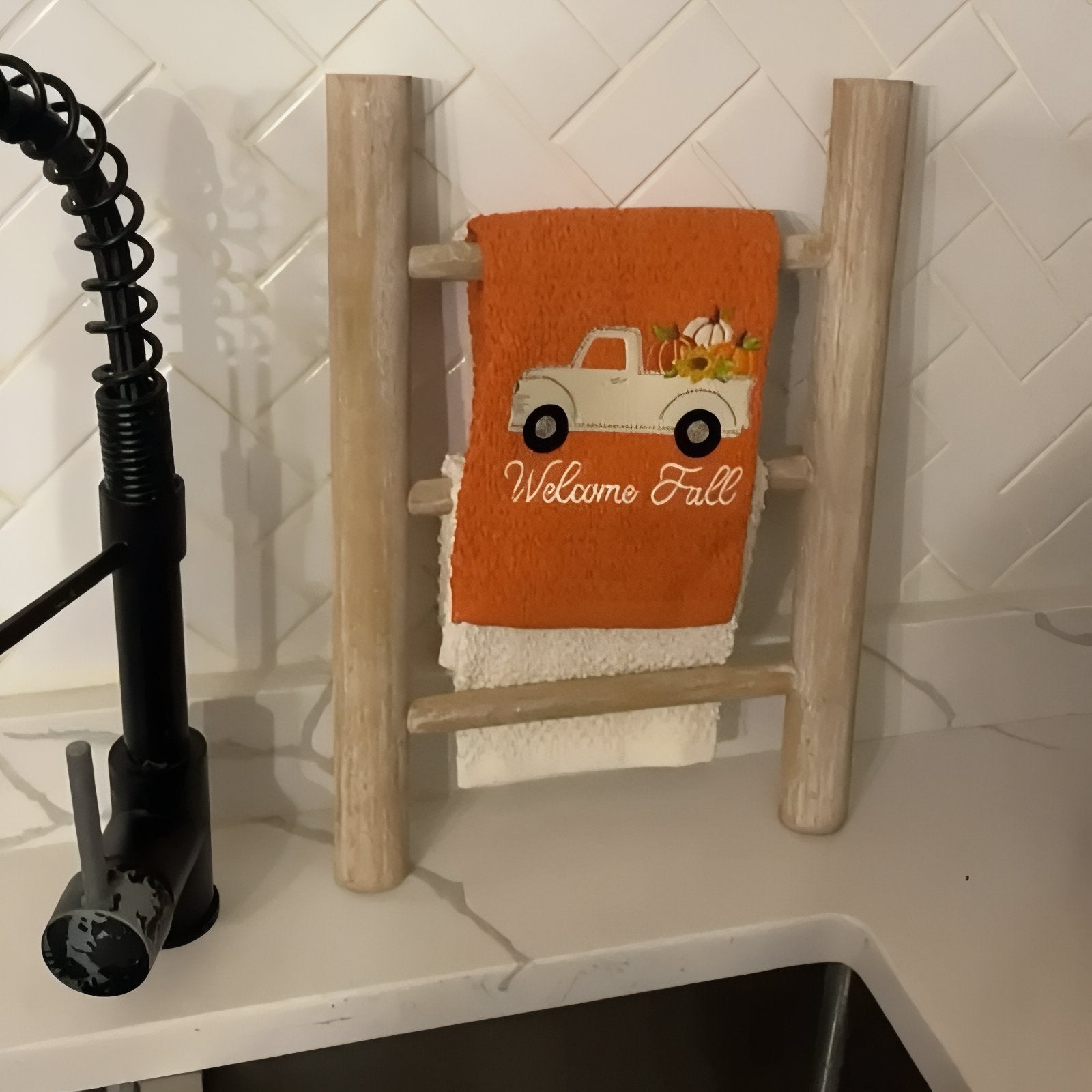 TræLina Handtuchleiter aus Holz