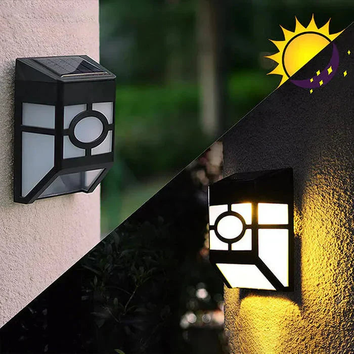 SolarLight - Moderne LED-Wandlampen für Terrasse und Garten