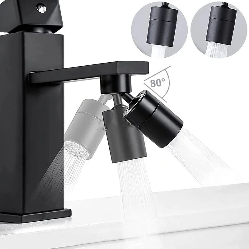 FlexSpray 360° Rotierbarer Wasserhahn-Sprühkopf mit einstellbarem Wasserfluss