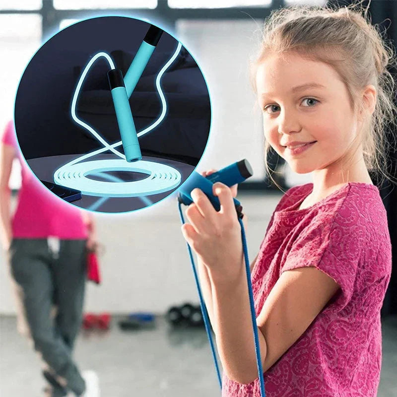 GlowFit - LED-Licht-Hüpfseil für Fitness und Spaß