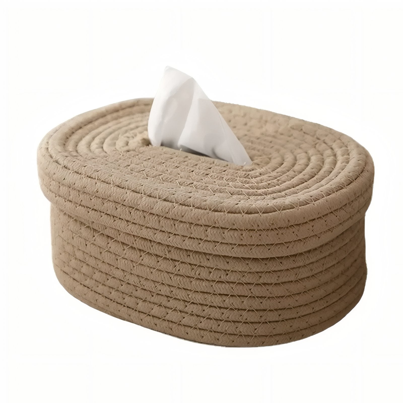 TissuElegance - Ovales Kissenbezug aus Tissue mit stilvollem Design