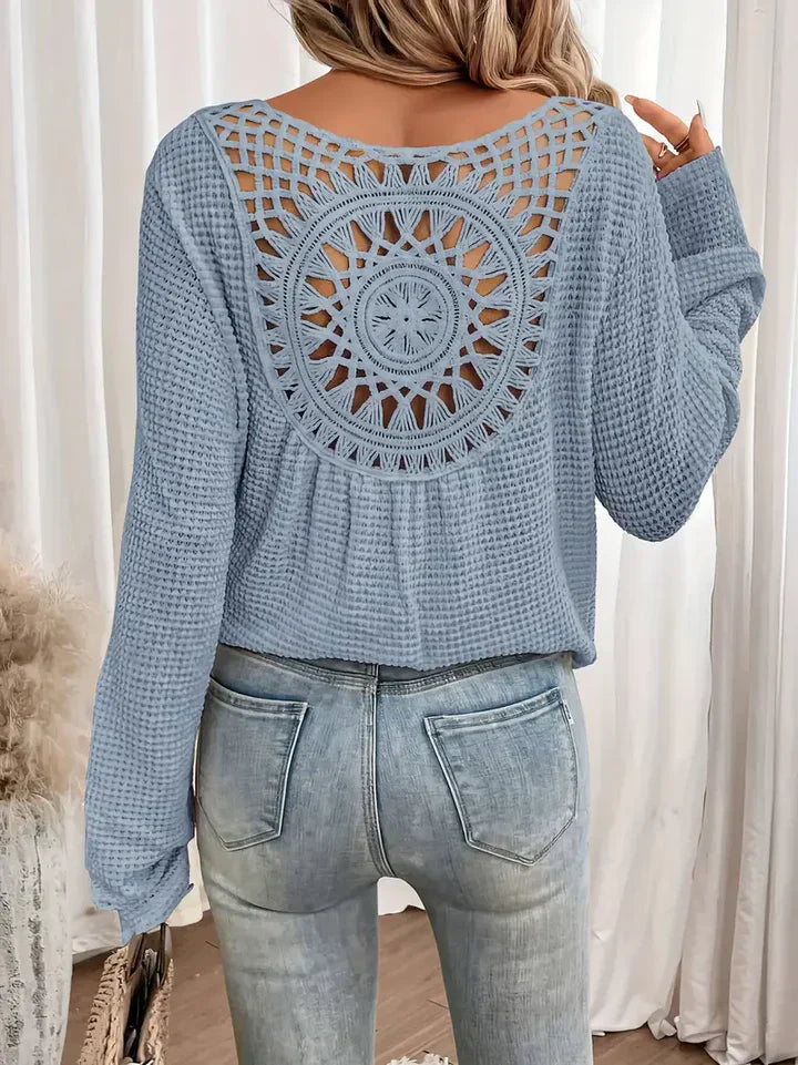 Susana | Boho Häkelpullover