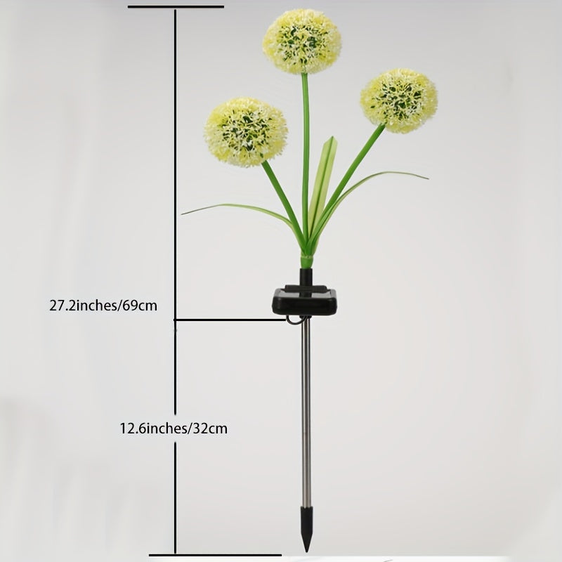 Strahlende Solar-Löwenzahnlichter