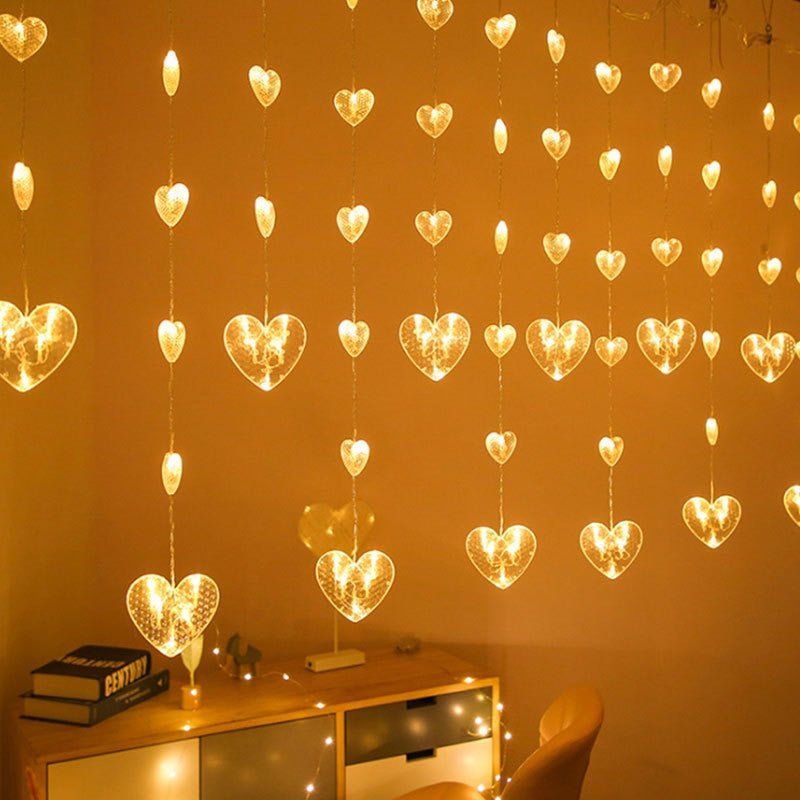 GlowVista - LED-Vorhang mit mehreren Formen und Farben