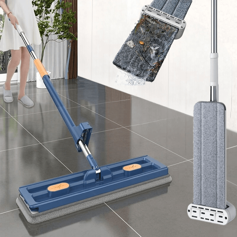 FlatMop - Der ultimative Wischmopp mit rotierenden und adjustable Funktionen