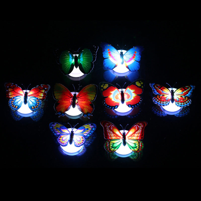 LumiWings - 3D bunte LED Schmetterlings Nachtlichter