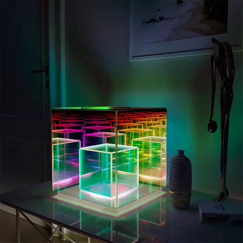LumiCube Moderne Tischlampe – Magisches Licht für Jede Stimmung