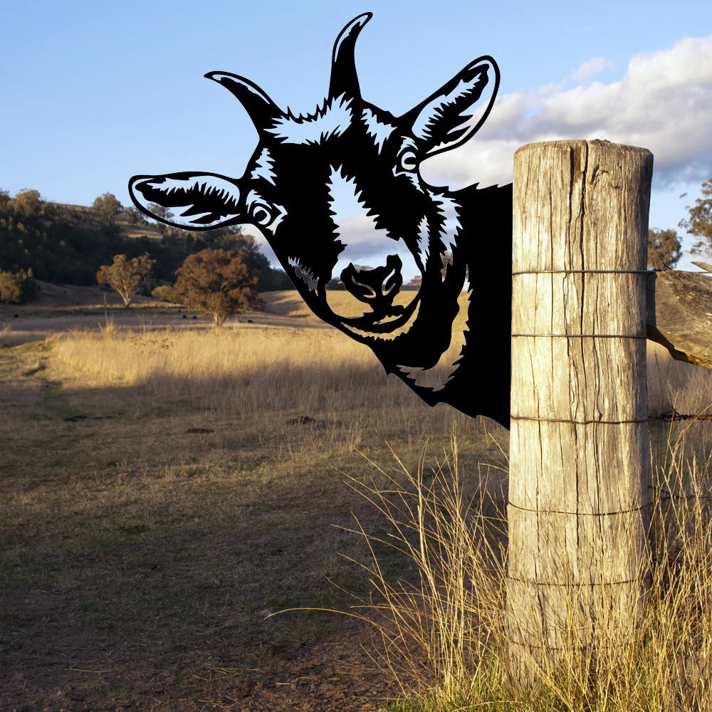 WildPost - Metall-Dyresilhuet-Zaunspitzen