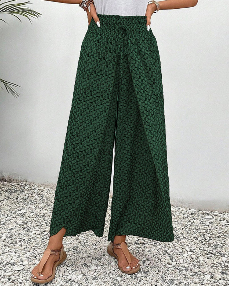 Maja Weite Beinhosen mit Geometrischem Druck