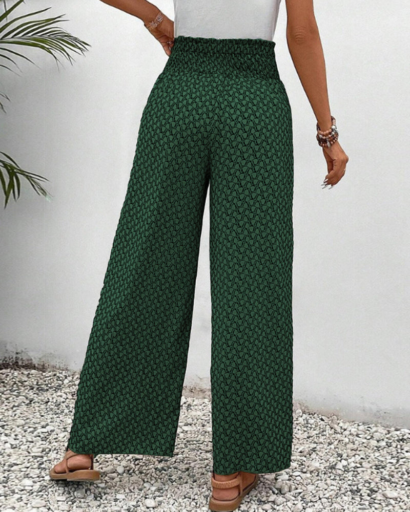 Maja Weite Beinhosen mit Geometrischem Druck
