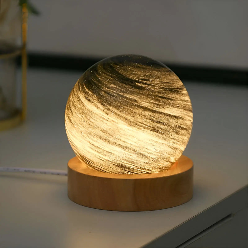 Jensen 3D Glas Mini Rumplanet Lampe