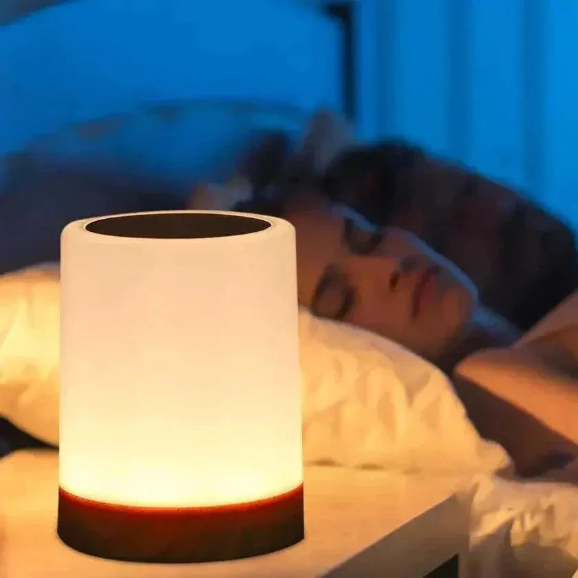 LumiGlow wiederaufladbare Stimmungsleuchte mit Touch-Steuerung