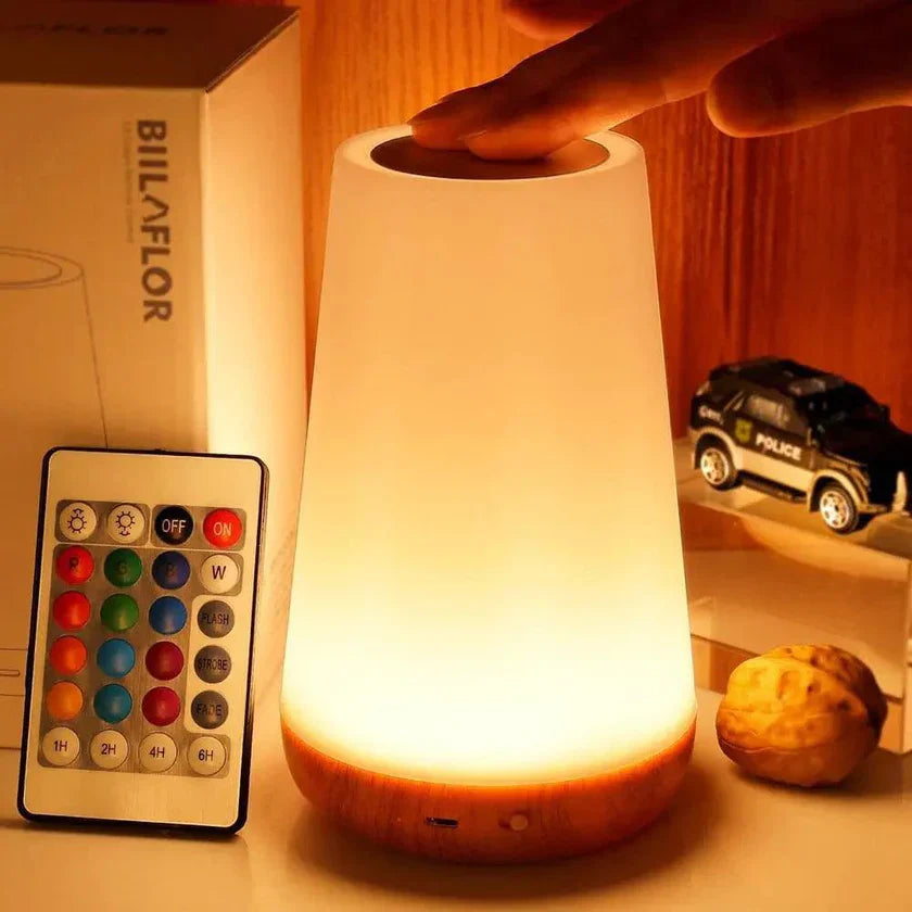 LumiGlow wiederaufladbare Stimmungsleuchte mit Touch-Steuerung