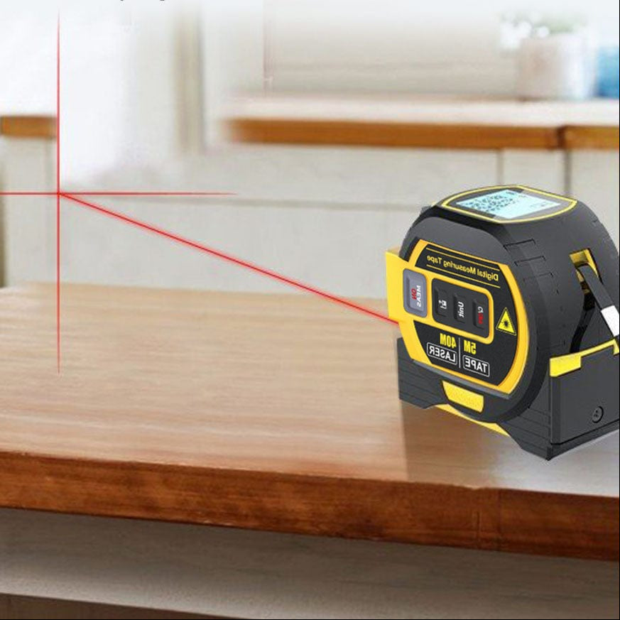 PrecisionPro – Präzise 2-in-1 vielseitige digitale Laser- und Maßband