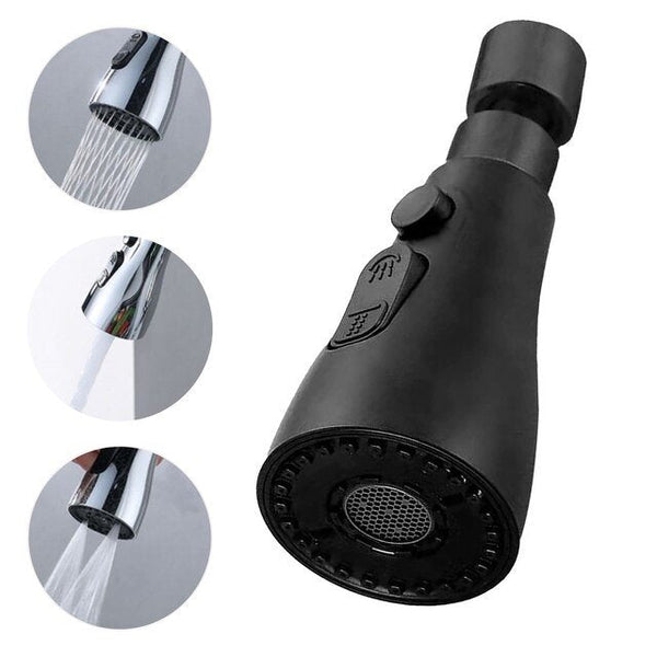 FlexiFlow – Wasserhahn Kopf mit 360° Drehung und Doppel Sprayfunktion
