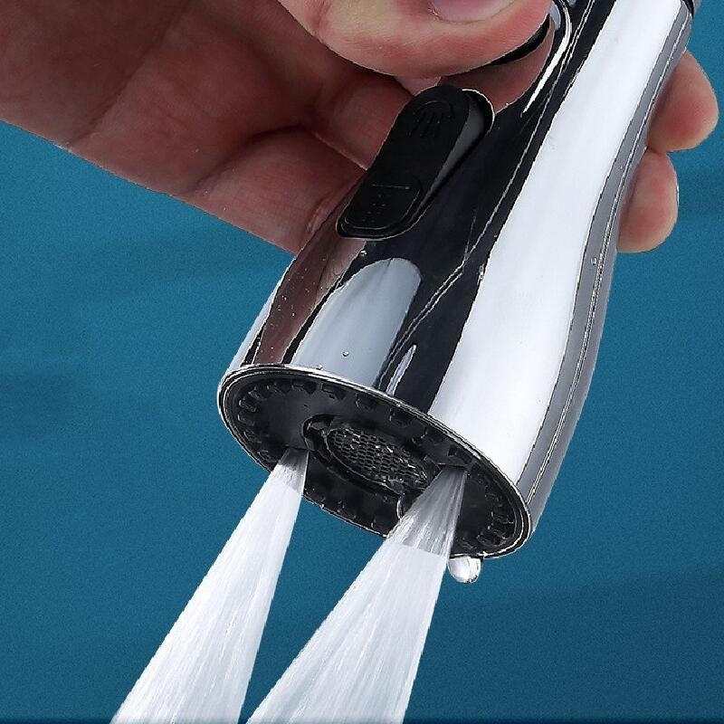 FlexiFlow – Wasserhahn Kopf mit 360° Drehung und Doppel Sprayfunktion