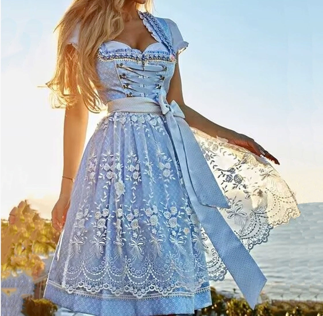 Nora | Damen Klassisches Oktoberfest Dirndl Kleid | 2025