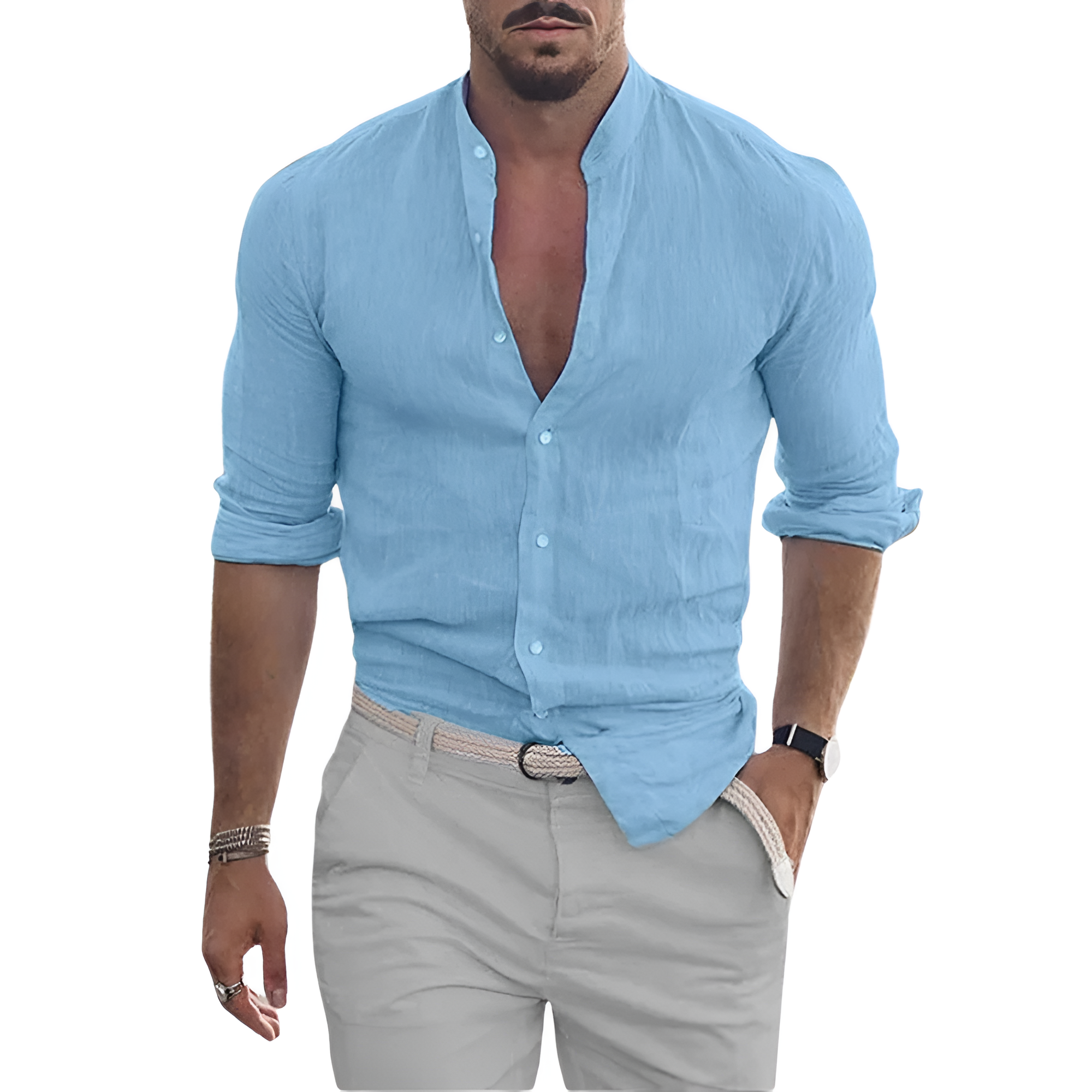 Marius - Stilvolle Leinenhemd - Sommerchic