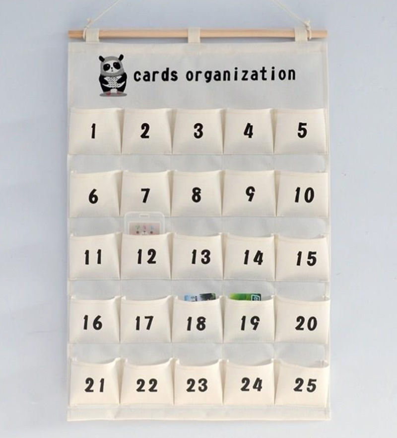 Adventskalender Wanddekoration Zuhause