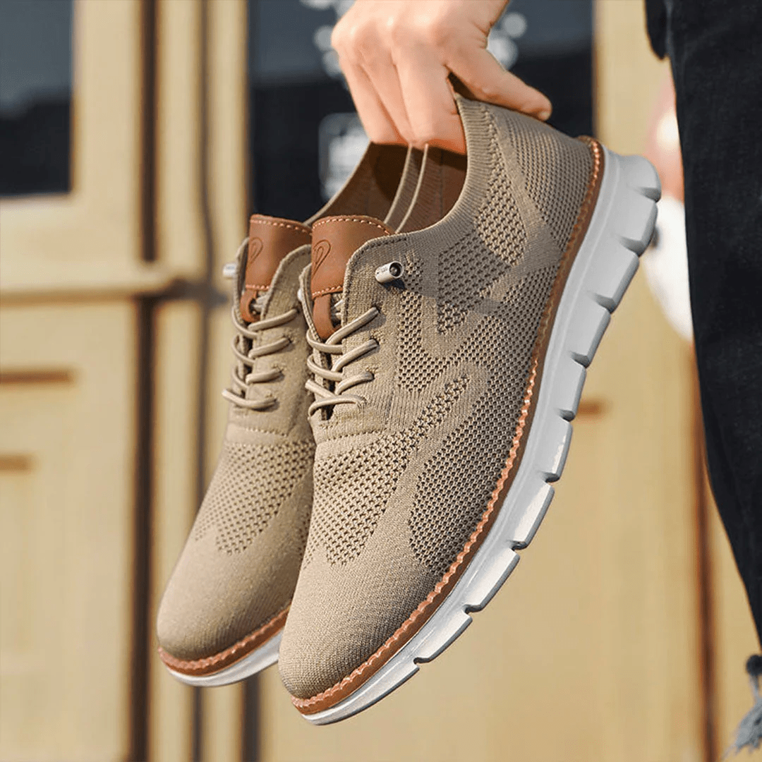 Theo Atmungsaktive Strick Sneakers