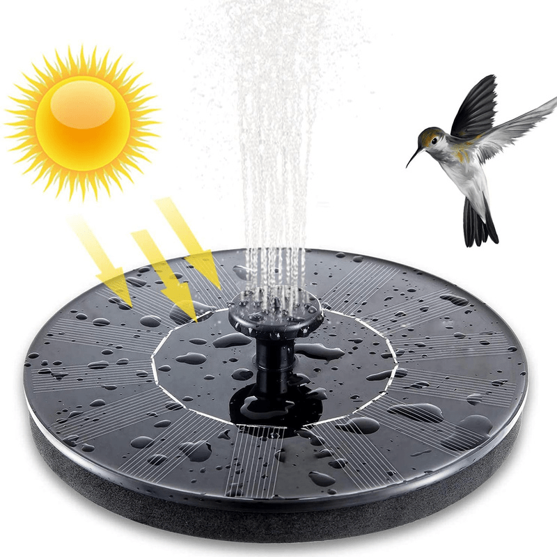 AquaGlow Solarbrunnen – Schwimmende LED-Wasserfunktion für Garten und Terrasse
