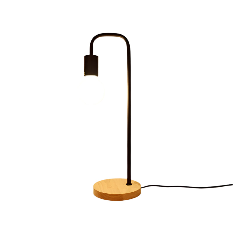 UrbanLume Industrie Nachttischlampe – Elegante Metallbordlampe