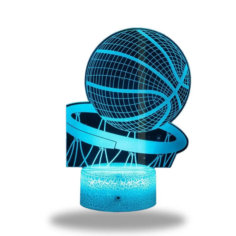 HoopsGlow LED-Nachtlichter – Perfekt für Basketballfans und Gameräume