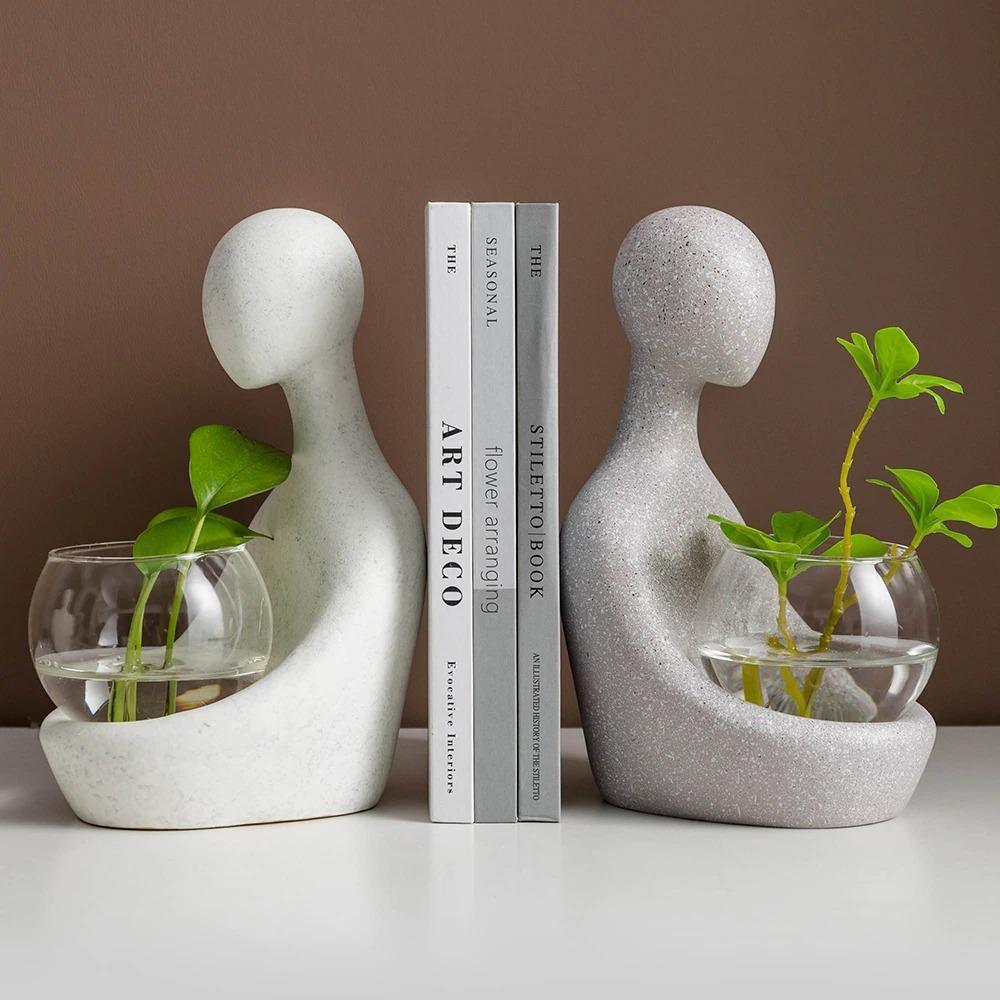 LumiRoot Illuminierter Hydrokultur-Blumenvase – Moderne Transparente Gestaltung