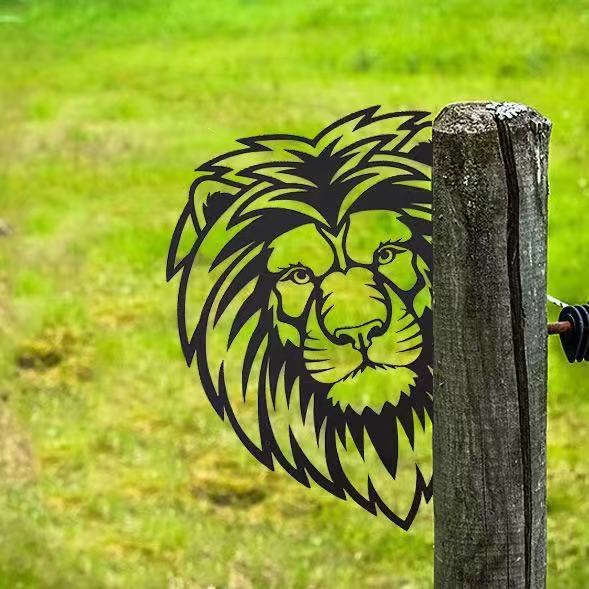 WildPost - Metall-Dyresilhuet-Zaunspitzen