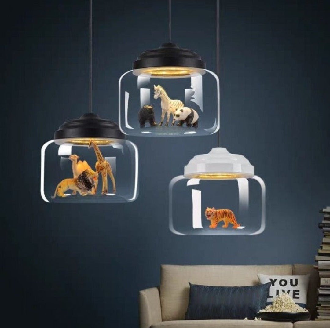 ClearGlass - Safari Silhouette Pendelleuchte