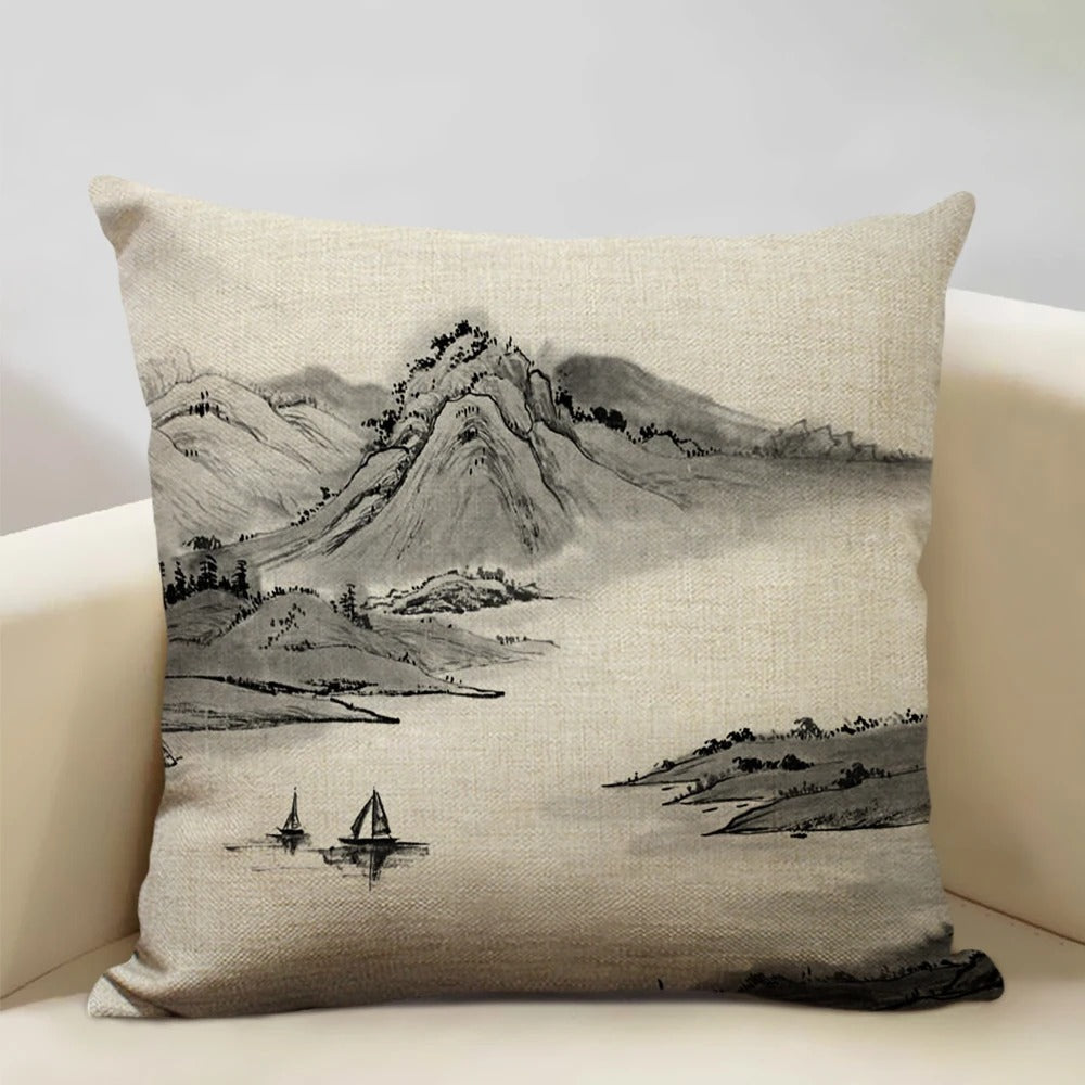 ZenScape - Japanisch inspirierte dekorative Kissen