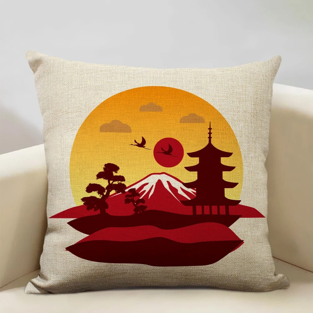 ZenScape - Japanisch inspirierte dekorative Kissen