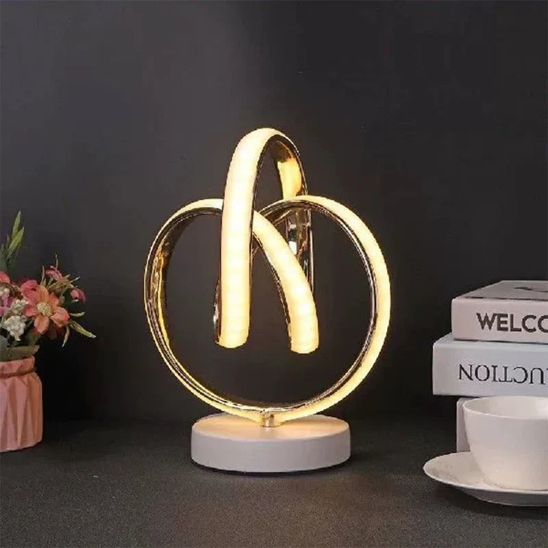 ArcGlow – Buet Minimalistische LED-Tischlampe mit Schlankem Bogen für Moderne Räume