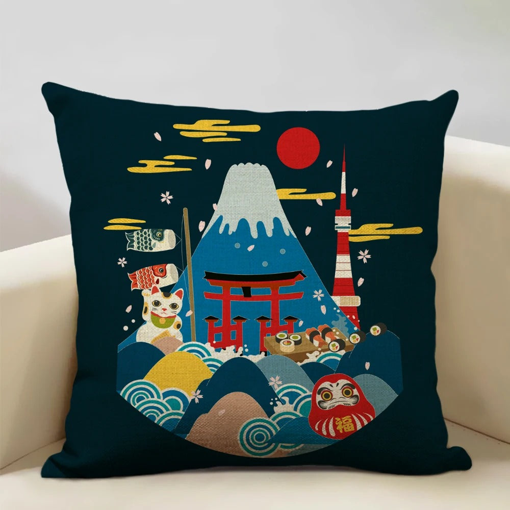ZenScape - Japanisch inspirierte dekorative Kissen