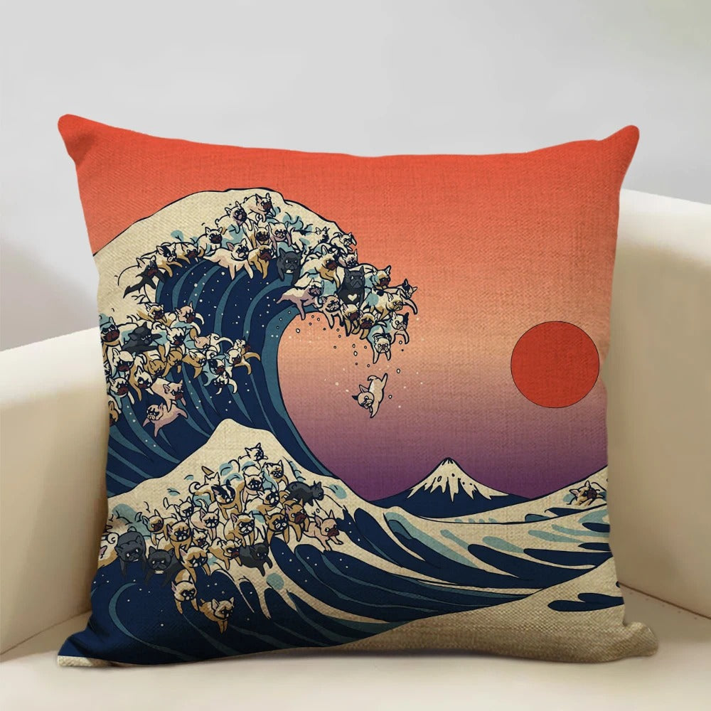 ZenScape - Japanisch inspirierte dekorative Kissen