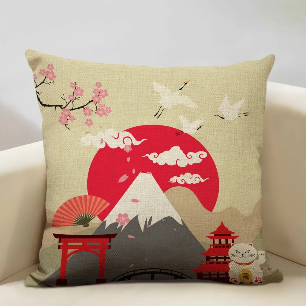 ZenScape - Japanisch inspirierte dekorative Kissen