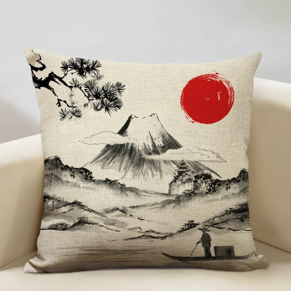 ZenScape - Japanisch inspirierte dekorative Kissen
