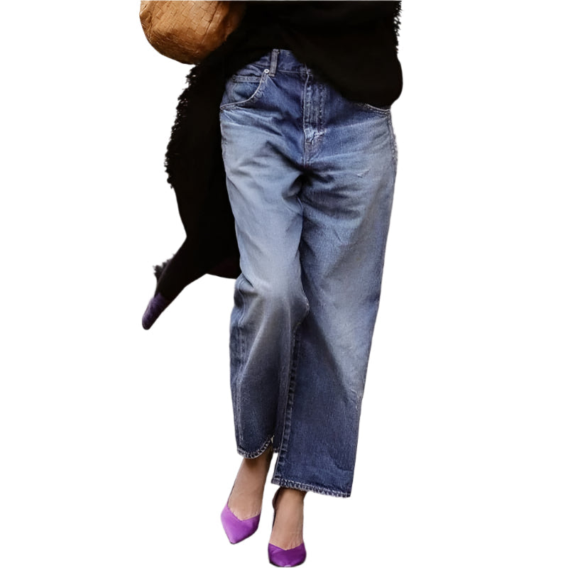 Marta - Legere Jeans mit weitem Bein für mühelosen Stil