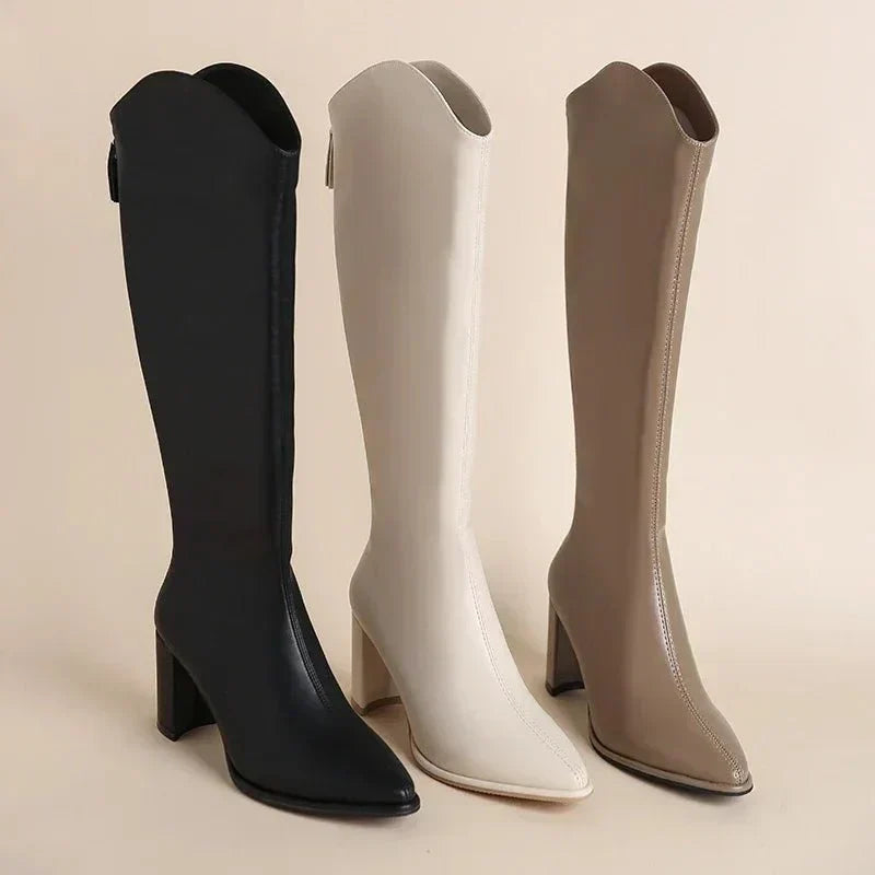 Verona knöchelhigh Stiefel für Frauen – Elegante, spitze Stiefel