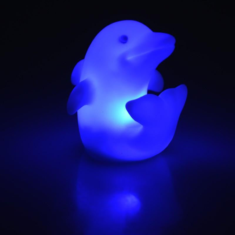 AquaGlow - Farbwechselnde Delphin-Nachtlichter