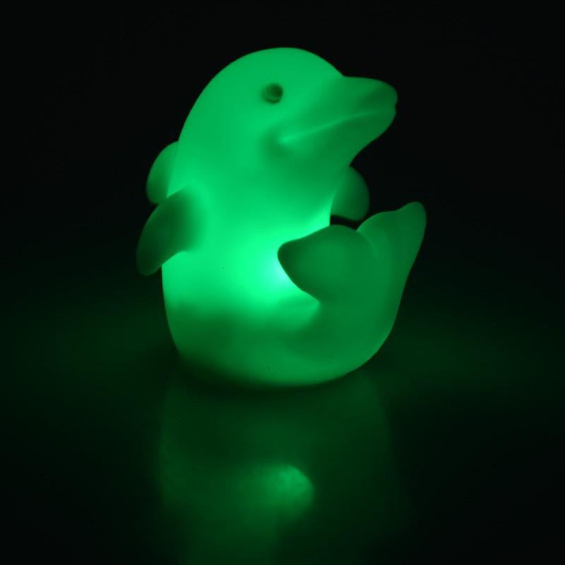 AquaGlow - Farbwechselnde Delphin-Nachtlichter